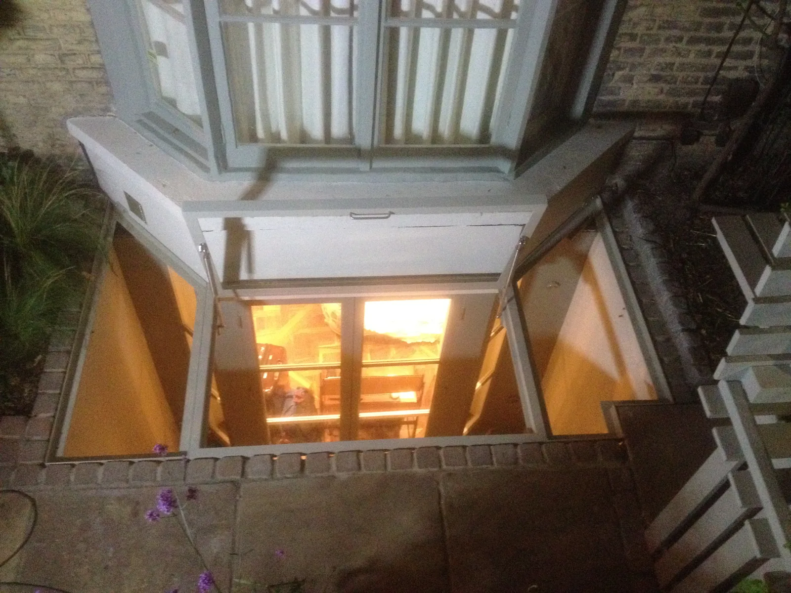 Cover to basement light well., photo 1 of 2